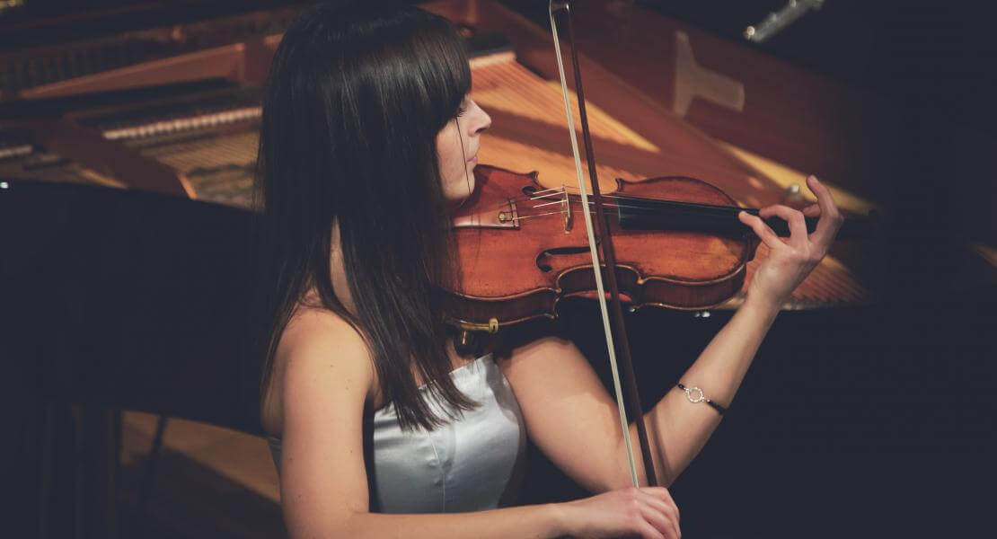Violoniste en concert